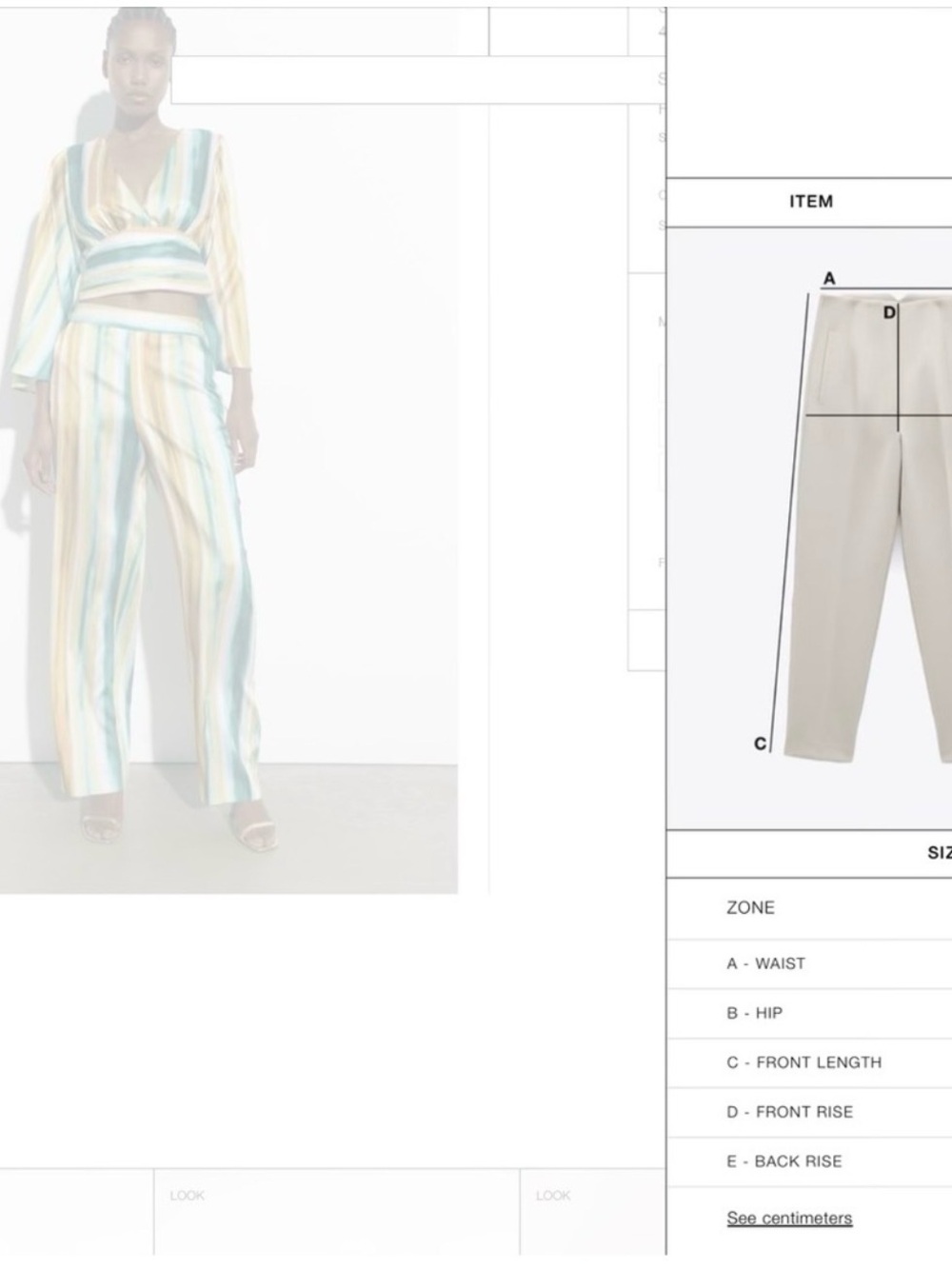 Zara Multicolored Striped Pants - Size Medium - NWT - Picture 5 of 5